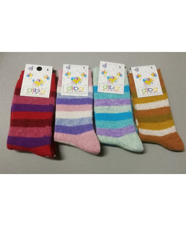 Детски вълнени чорапи Diba 5-6 год. меланж Детски вълнени чорапи Diba 5-6 год. меланж